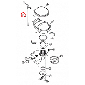 Dometic Toilet Flush Hand Sprayer Kit for 310/ 210 Model - Bone 385340177