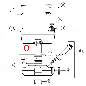 Dometic Toilet Holding Tank Latch 385310067