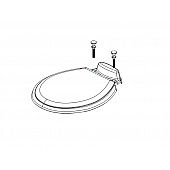 Dometic Toilet Seat Round Closed Front Bone Plastic for 310/ 320 Series 385311647
