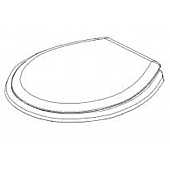 Dometic Toilet Seat for 300 Series Round Closed Front Bone 385311931