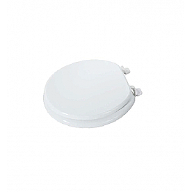 Thetford Toilet Seat Round Wood with Cover 37307