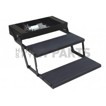 Lippert Components Double Electric Entry Step - Tread Lite Series - 353543