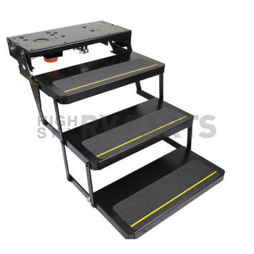 Lippert Components Entry Step - Triple Electric - 24" Wide - 3658373-3