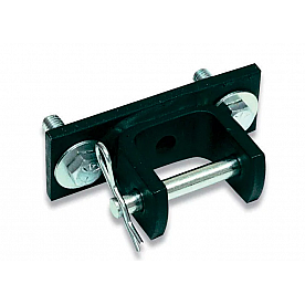 Tow Ready Tow Bar Bumper Mounting Bracket Replacement - Silver - 40602