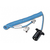 Demco RV Trailer Wiring Connector Adapter 7 Blade To 4 Flat - 9523069