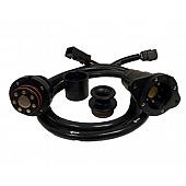 EZ Connector Vehicle to Trailer Electric Plug - Magnetic Round - EZ-R7-02_SUS