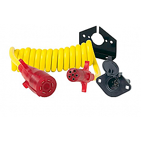 Hopkins MFG Trailer Wiring Connector Adapter 7 Blade To 6 Pin - 39754