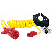 Hopkins MFG Trailer Wiring Connector Adapter 7 Blade To 4 Round - 47044
