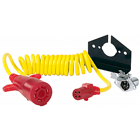 Hopkins MFG Trailer Wiring Connector Adapter 7 Blade To 4 Round - 47044