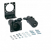 Hopkins MFG Trailer Wiring Connector Vehicle End And Trailer End 7 Blade Plastic - 48465