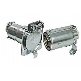 Pollak Trailer 7 Way Vehicle to Trailer Towing Connector Kit - 12-700