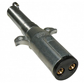 Pollak Trailer Wiring Connector  2 Pin  - 12-800EP