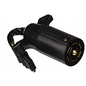 Pollak Trailer Wiring Connector  7 Pin To 4 Flat  - 12-743EV
