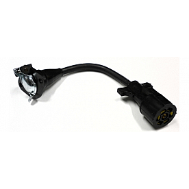 RV Pigtails Trailer Wiring Connector Adapter 7 Blade To 6 Pin - 20045