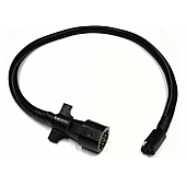 RV Pigtails Trailer Wiring Connector Adapter 7 Blade To 6 Pin Square Plug - 40015