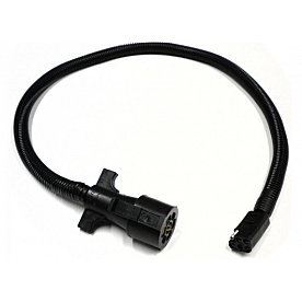 RV Pigtails Trailer Wiring Connector Adapter 7 Blade To 6 Pin Square Plug - 40015