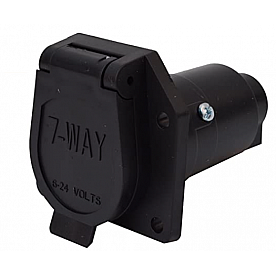 Valterra Trailer Wiring Connector - Vehicle End 7 Way Round - A10-7082VP