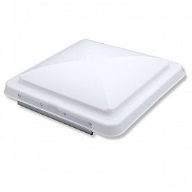 Camco Roof Vent Lid White 14 x 14 Elixir Vents Prior to 94 with Hardware - 40162