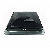 Heng's Industries Roof Vent 14 inch x 14 inch White with Smoke Lid - 74111A-C1G1