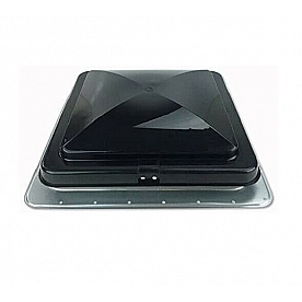 Heng's Industries Roof Vent 14 inch x 14 inch White with Smoke Lid - 74111A-C1G1