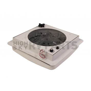Heng's Industries Deluxe Zephyr Roof Vent 3 Speed - White Lid - SV1112-G4 