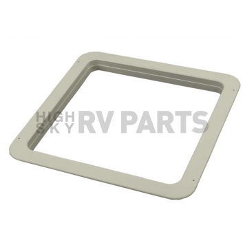 Ventline Roof Vent Trim Ring 14 Inch x 14 Inch x 6-1/8 inch Depth - Birch White - VA0445-30