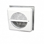 Ventline 115 Volt Fan/ Grille Wall Vent 9.5 inch x 9.5 inch Polar White - V2215-21