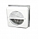 Ventline 115 Volt Fan/ Grille Wall Vent 9.5 inch x 9.5 inch Polar White - V2215-21