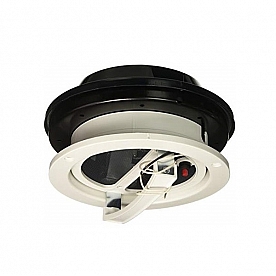 Bathroom Round Power Ventilator with Smoke Cover - 690266-02