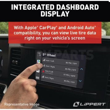 Lippert RV Tire Pressure Monitoring System - TPMS With 2 Sensors - 2024115887-4