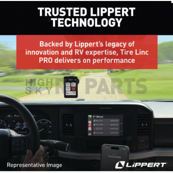 Lippert RV Tire Pressure Monitoring System - TPMS With 2 Sensors - 2024115887-7