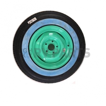 Tire and Wheel Assembly Sea Foam Green - ST-205-75-15 with 5 on 4.5 Bolt Pattern - 33550