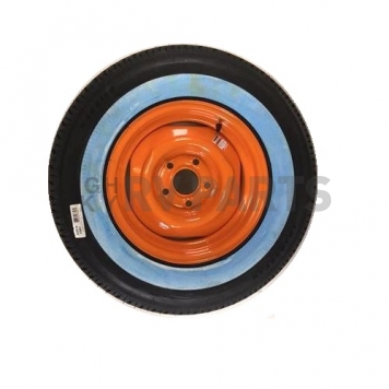 Tire and Wheel Assembly Orange - ST-205-75-14 with 5 on 4.5 Bolt Pattern - 33561