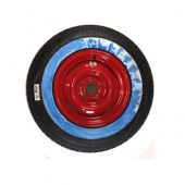 Tire and Wheel Assembly Red - ST-205-75-14 with 5 on 4.5 Bolt Pattern - 33551