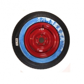 Tire and Wheel Assembly Red - ST-205-75-14 with 5 on 4.5 Bolt Pattern - 33103