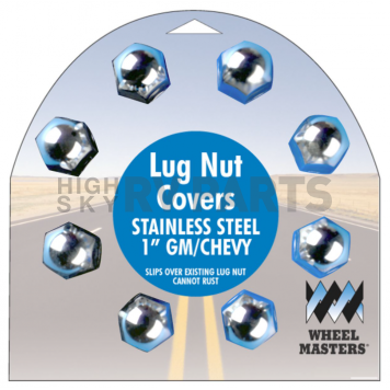 Wheel Master Lug Nut Cover - Chrome Plated ABS Plastic - Single - 9003 