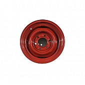 Wheel Red Steel 15 inch with 6 Lug - 106156R