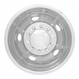 Dicor Corp. Wheel Simulator 19 Inch - 10 Lug Stainless Steel Rear - Single - V195P5-RWC