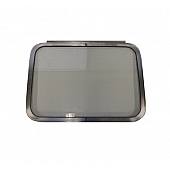 22 inch x 30 inch Airstream Window Curved Side Glass and Sash 680201