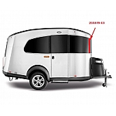 Pillar Cover Front Center Curb Side for Basecamp 203879-03