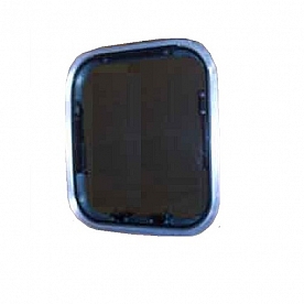 Frameless Side Window Glass and Aluminum Frame Assembly 18 Inch - 371323