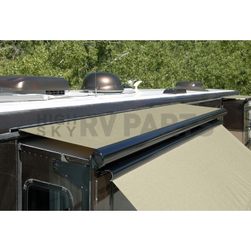 Carefree RV SOK III Awning Slide-Out Automatic - 12 Feet 5 Inch Charcoal Tweed Solid UP149ARJV-1