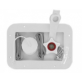 Valterra Fresh Water Inlet  -  White - A01-2001VP