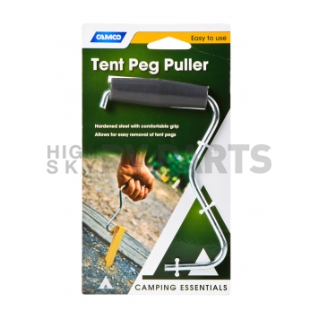 Camco Tent Peg Puller Steel with Plastic Handle - 51058
