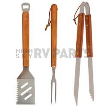 Mr. Bar-B-Que Barbeque Grill Utensil 3 Piece Tool Set - 02295YNST