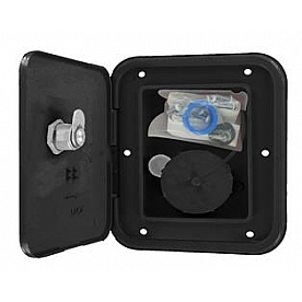 Valterra Fresh Water Inlet  -  Black - A01-2002BKVP