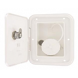 Valterra Fresh Water Inlet  -  White - A01-2002