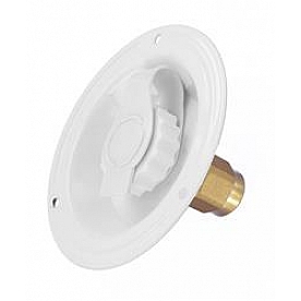 Valterra Fresh Water Inlet  - Brass White - A01-0176LF
