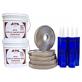Alpha System Superflex Roof Installation Repair Component Kit - White
