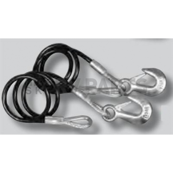 Tie Down Trailer Safety Cable - 36 Inch 7000 Pound - Set of 2 - 59548